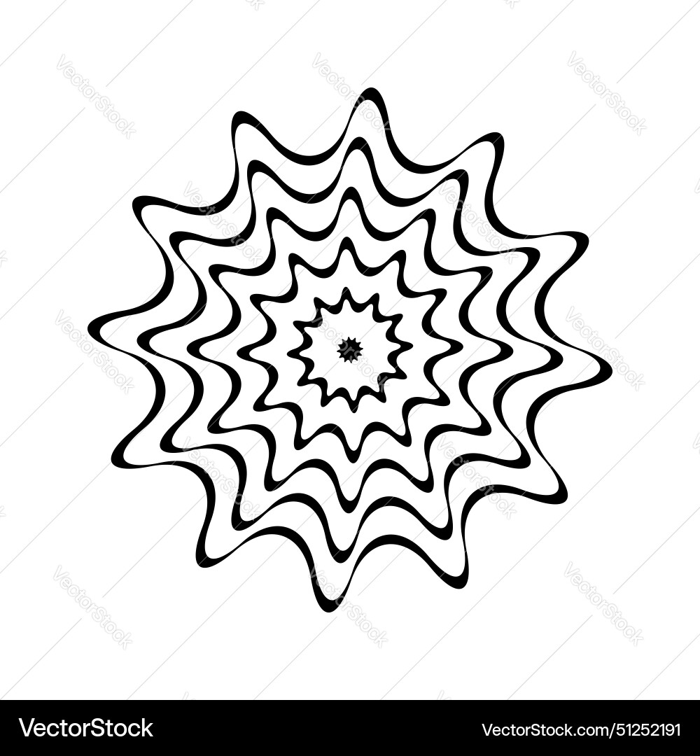 Wavy lines design element Wavy lines design element vector image