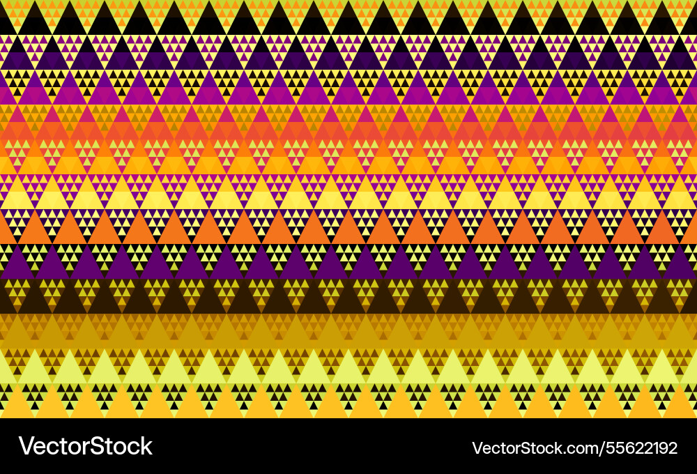 A colorful and engaging geometric pattern Vector Image