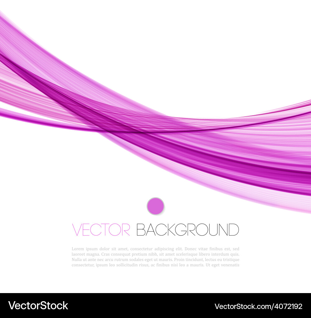 Abstract curved lines background template vector image
