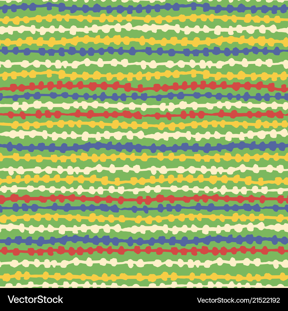 Abstract Thread Pattern with Beads vector image