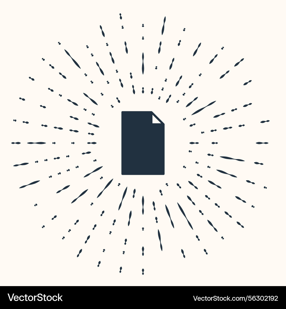 Grey Empty Document Icon Vector Image