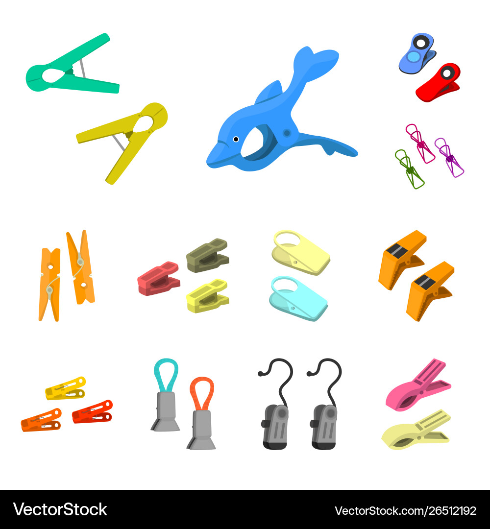 Isolated object tool and hold icon collection Vector Image