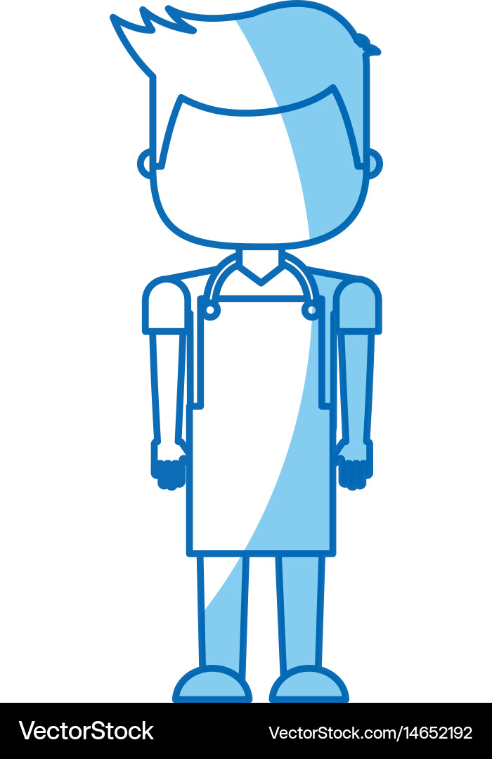 Man with apron avatar Vector Image