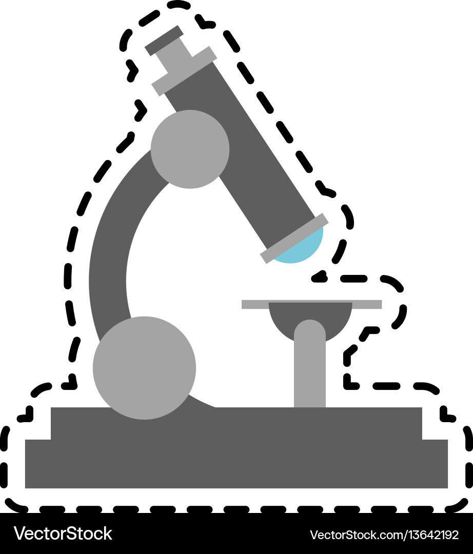 Microscope science icon image Vector Image