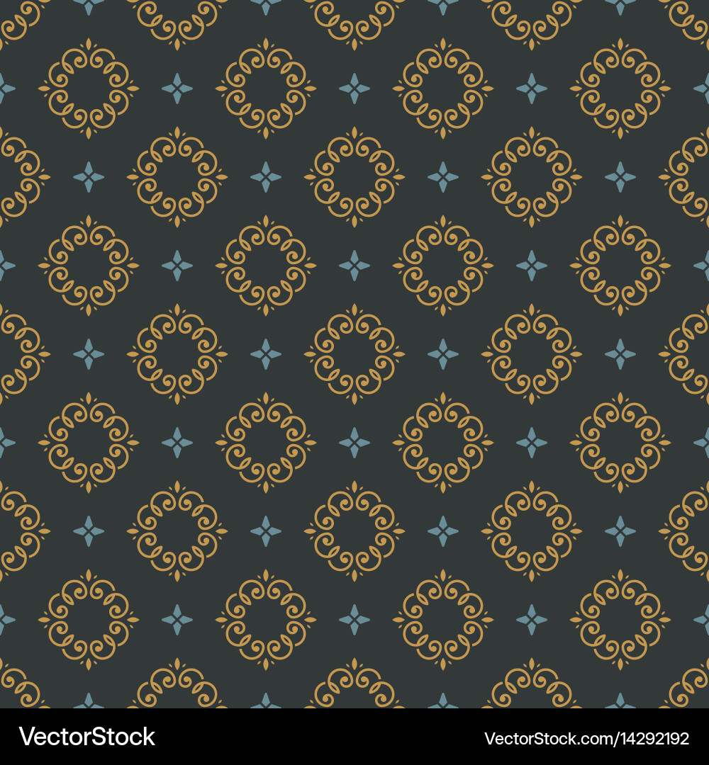Monogram seamless pattern Vector Image
