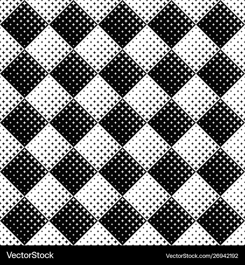 Seamless star pattern background - abstract design vector image