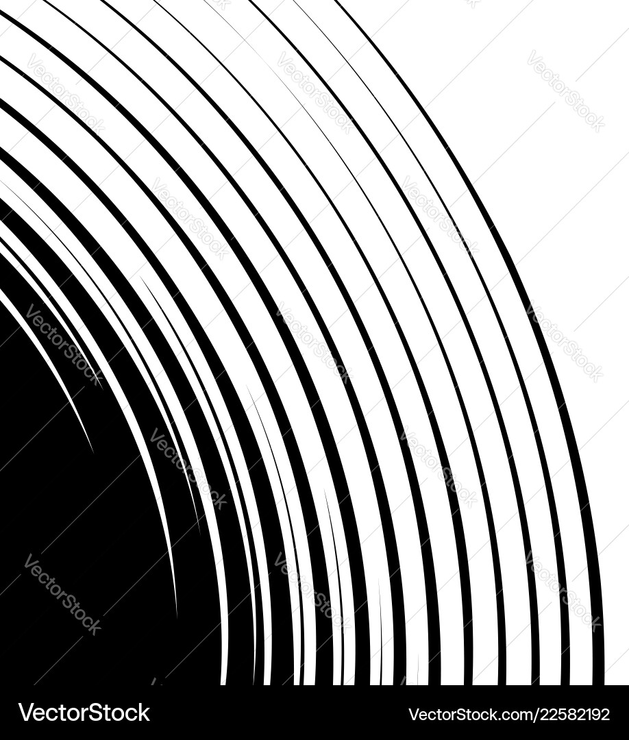 Spiral spreading from corner abstract element Spiral spreading from corner abstract element vector image