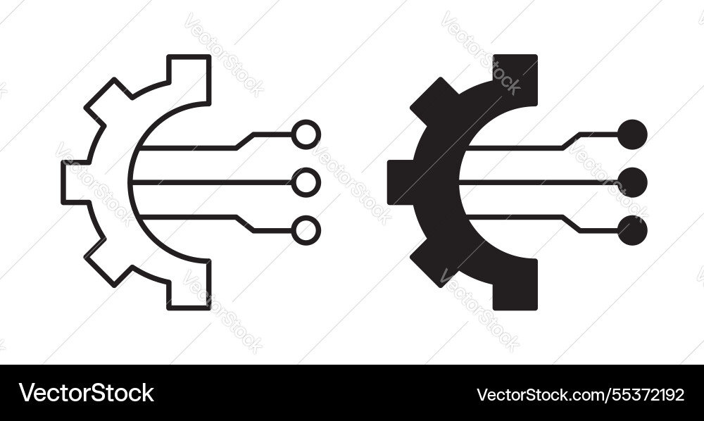 Transform icon set in thin line for web Transform icon set in thin line for web vector image