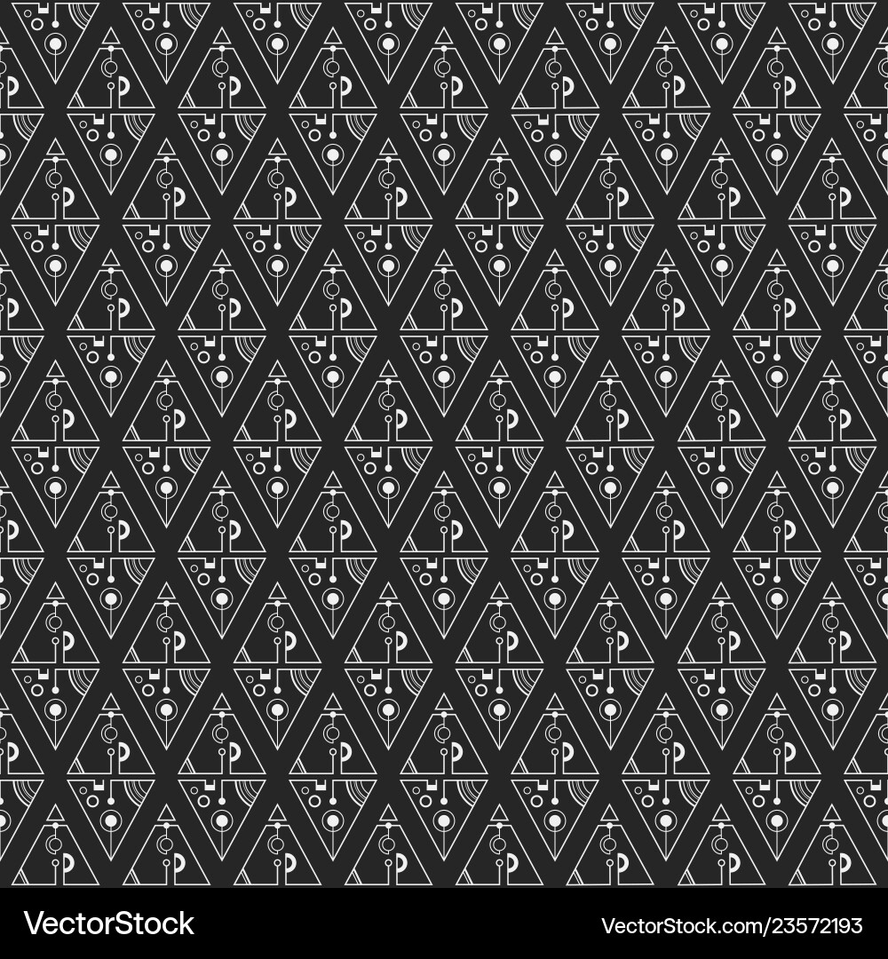 Abstract seamless pattern with triangles Abstract seamless pattern with triangles vector image