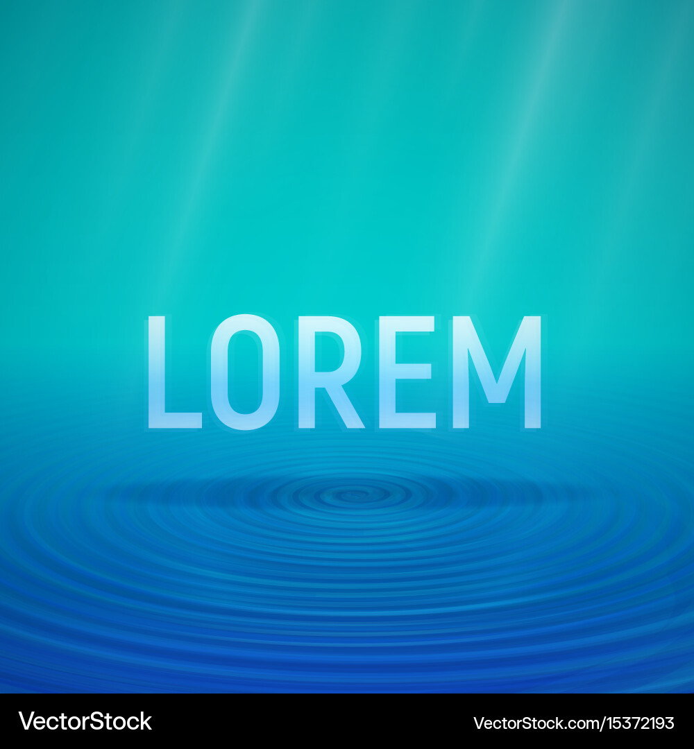 Background ocean floor and empty space Vector Image