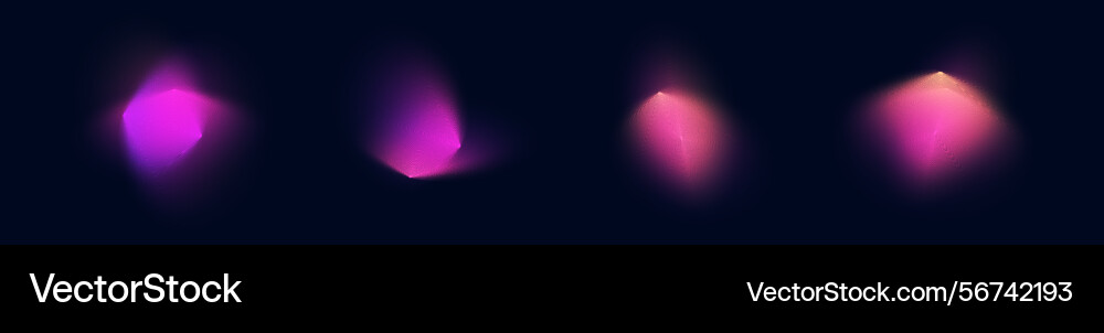 Fluid shapes with gradient aura and blurred color Fluid shapes with gradient aura and blurred color vector image