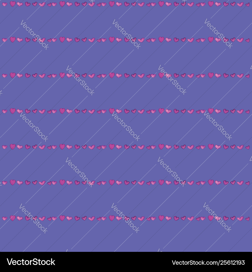Hearts seamless repeat print pattern tile Vector Image