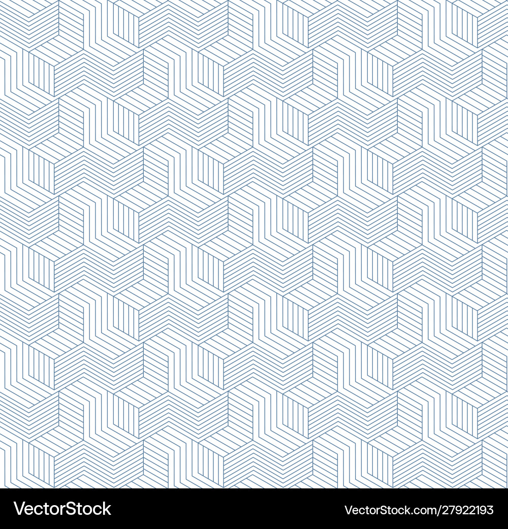 Linear Geometric Pattern Vector Image