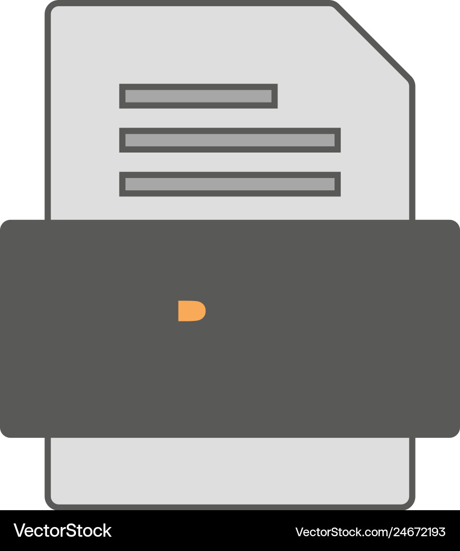 Spef file document icon vector image