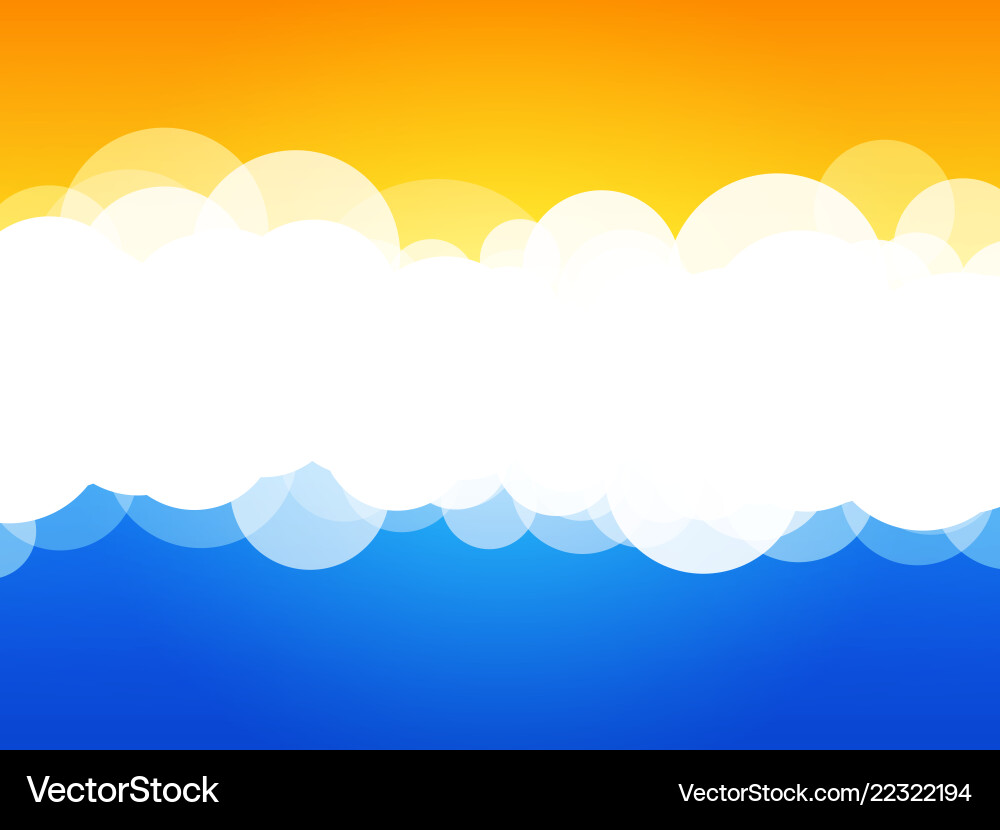 Clouds abstract background Vector Image