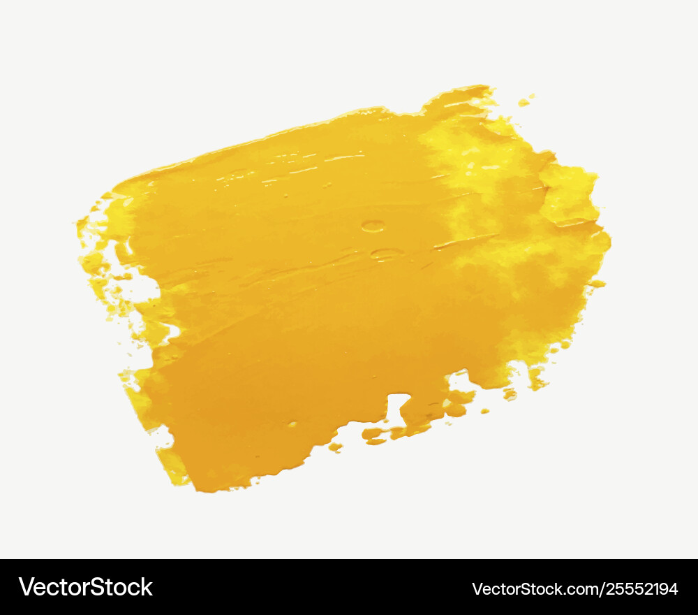 Color paint draw brush on white background Color paint draw brush on white background vector image