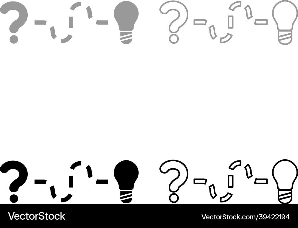 Concept of finding solution to the issue question vector image