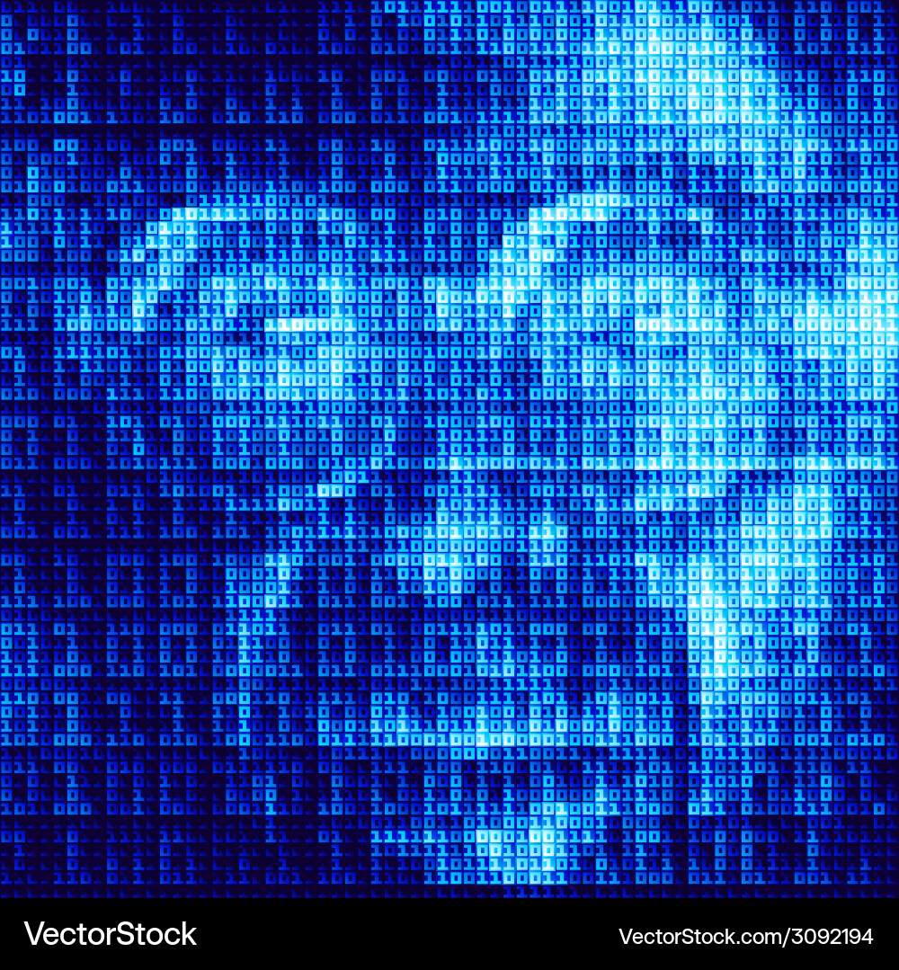 Hacker vector image