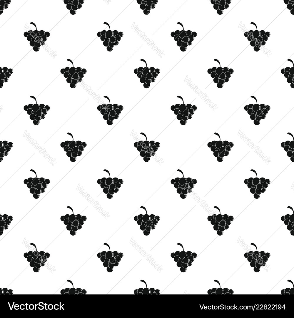 Mellow grape pattern seamless vector image