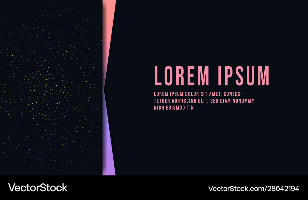 Modern abstract dark gradient background Vector Image