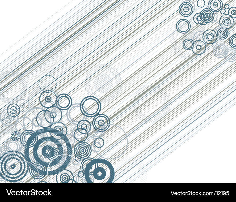 Abstract Circles Background Vector Image