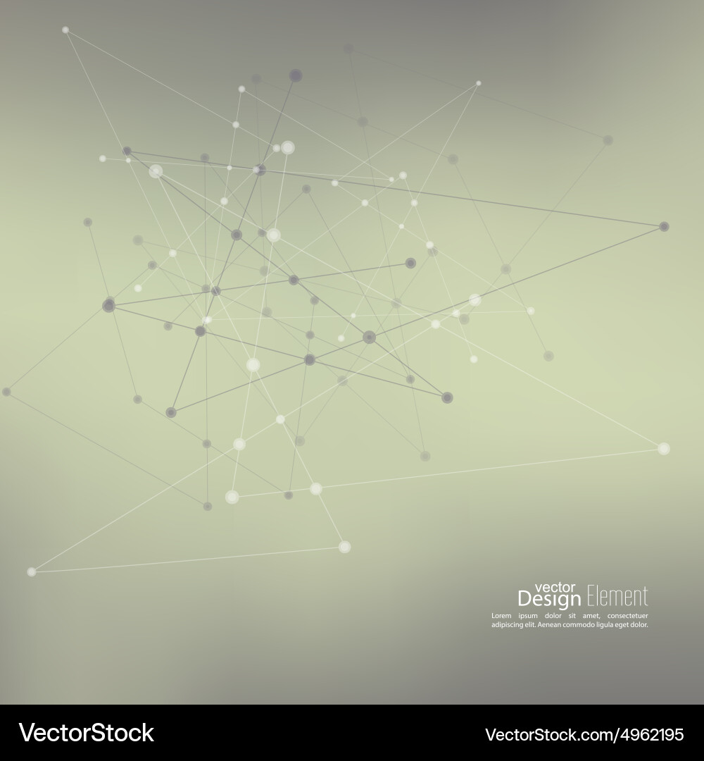 Abstract neat blurred background with dots array Vector Image