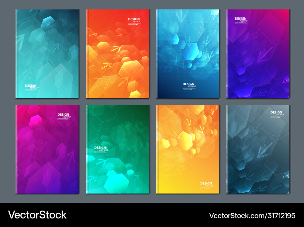 Abstract technology data visualization background vector image