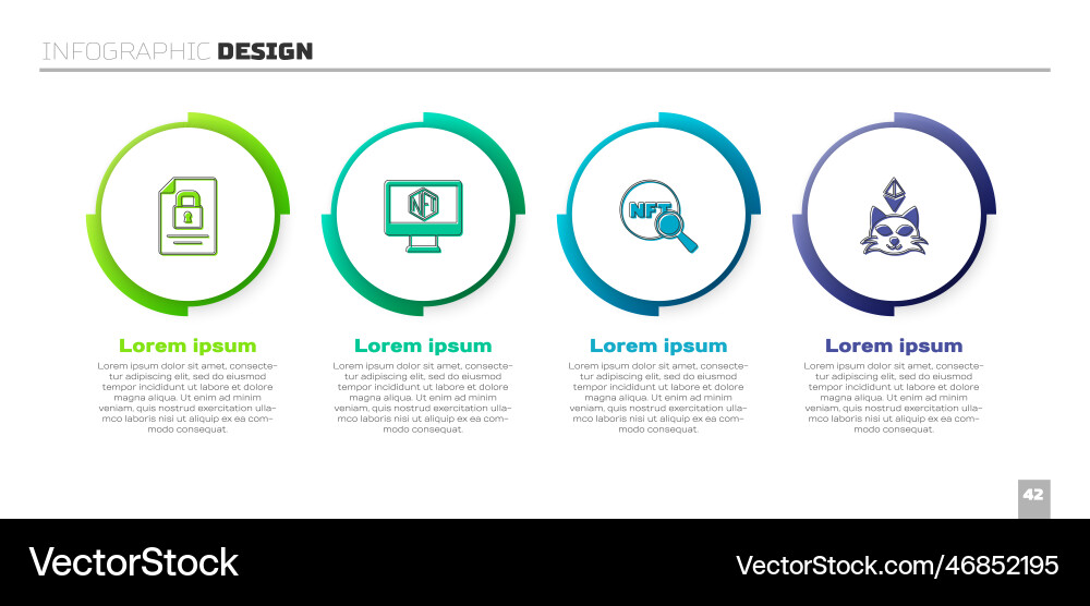 Set document and lock monitor with art store app Vector Image