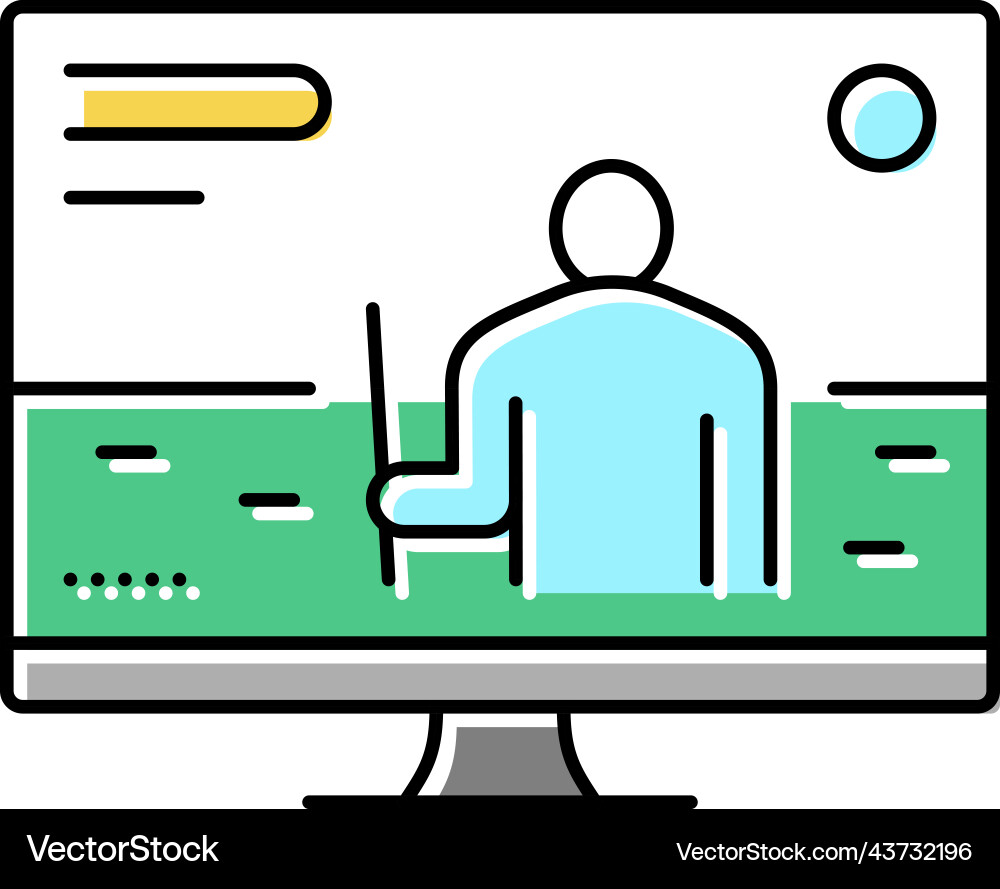 Action adventure video game color icon Action adventure video game color icon vector image