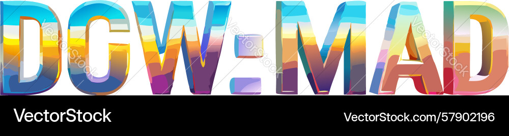 Dynamic download text art bold data action design Vector Image