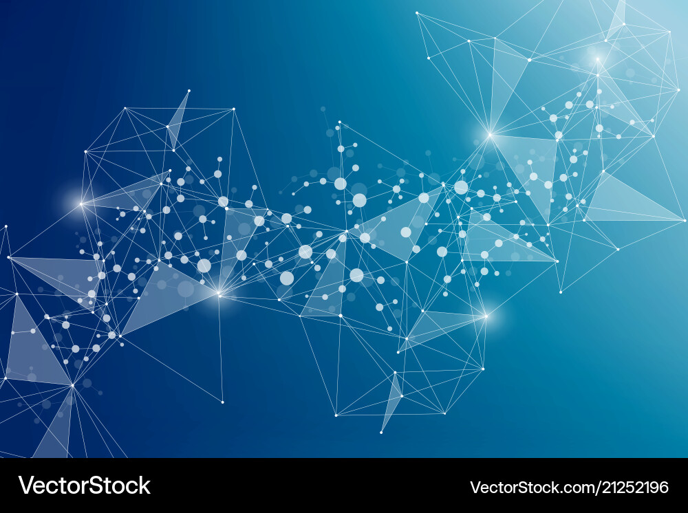 Geometric abstract background with connected line Geometric abstract background with connected line vector image
