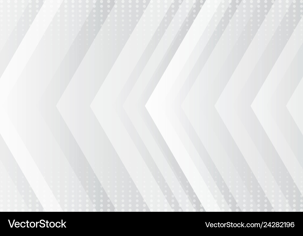 Gray and White Arrow Gradient Pattern vector image
