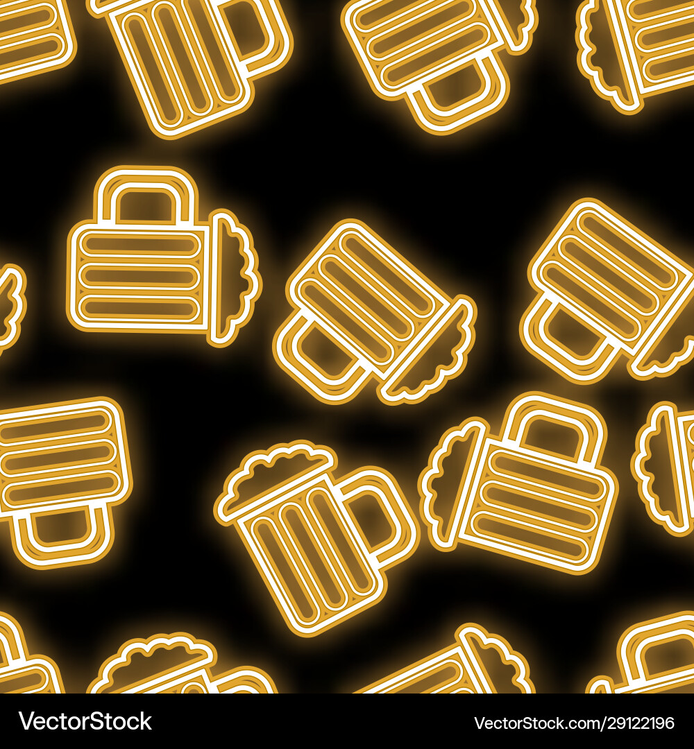 Seamless pattern texture abstract neon vector image