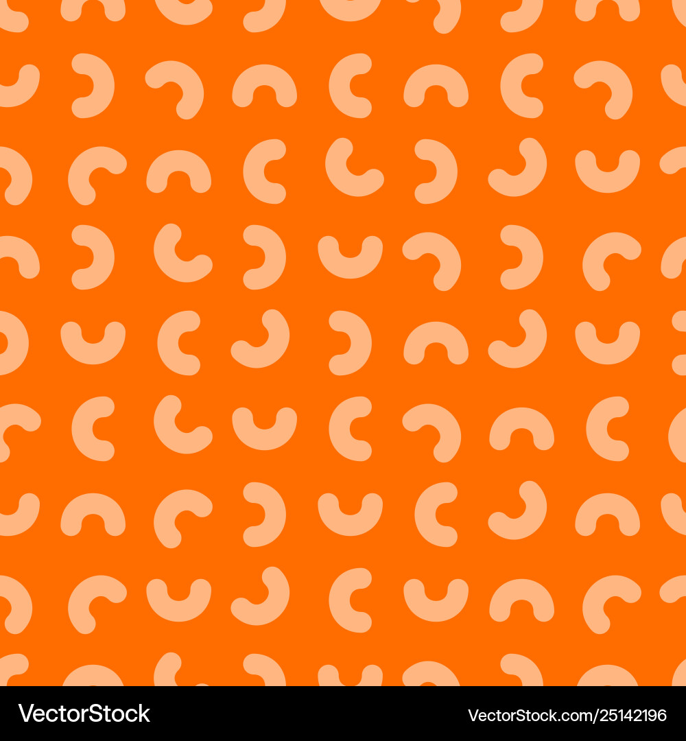 Simple seamless pattern with curved sticks Vector Image