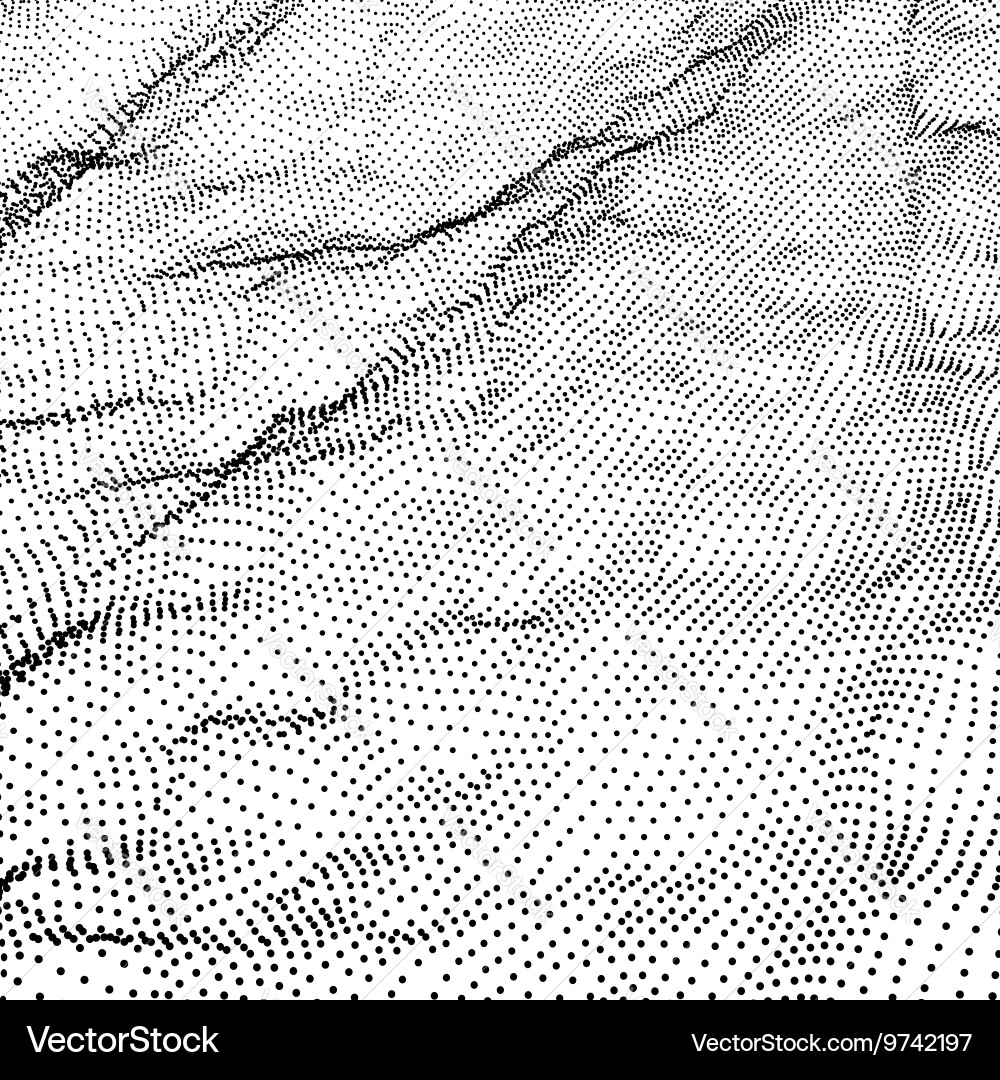 Abstract 3D Network Background vector image
