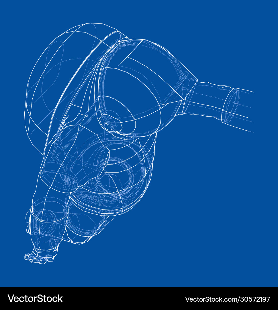 Astronaut concept rendering 3d Astronaut concept rendering 3d vector image