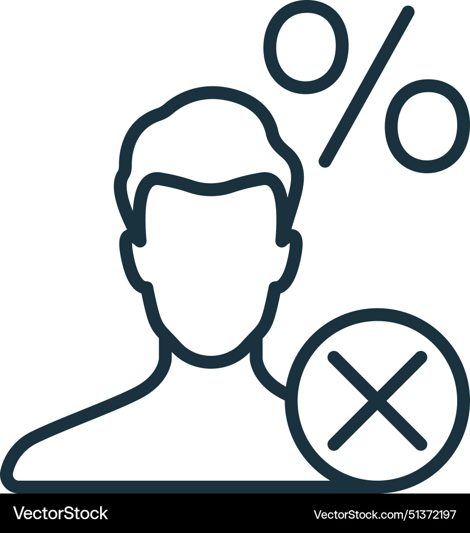 Bounce rate icon monochrome simple user behavior Bounce rate icon monochrome simple user behavior Vector Image
