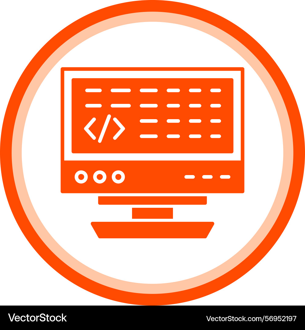 Coding icon Vector Image