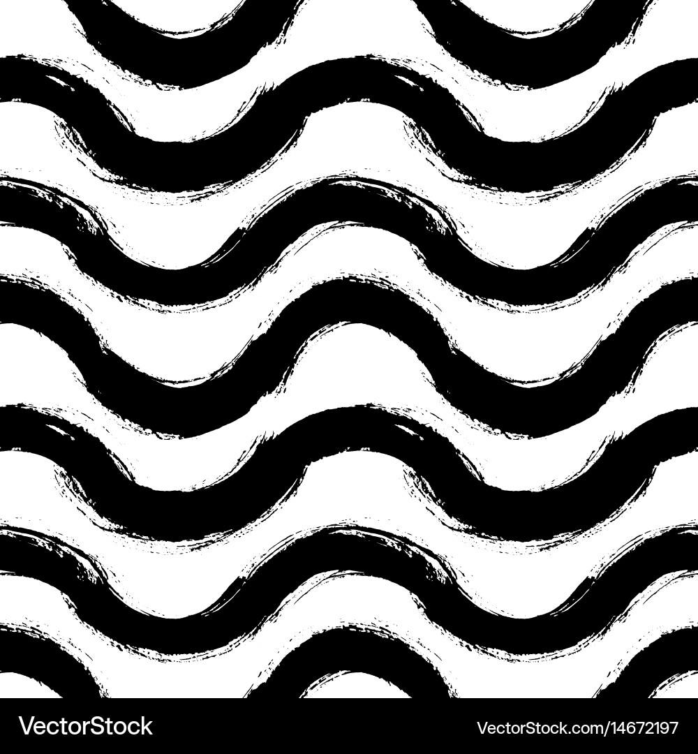 Crashing Wave Pattern Vector Image