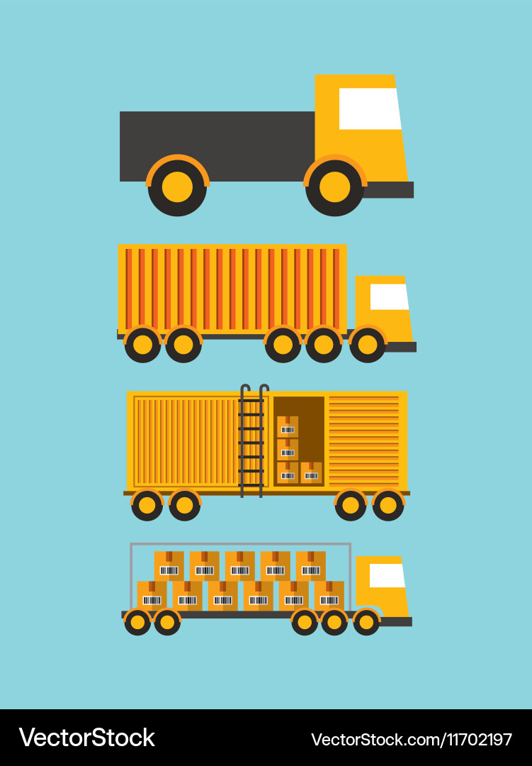 Import and export design vector image