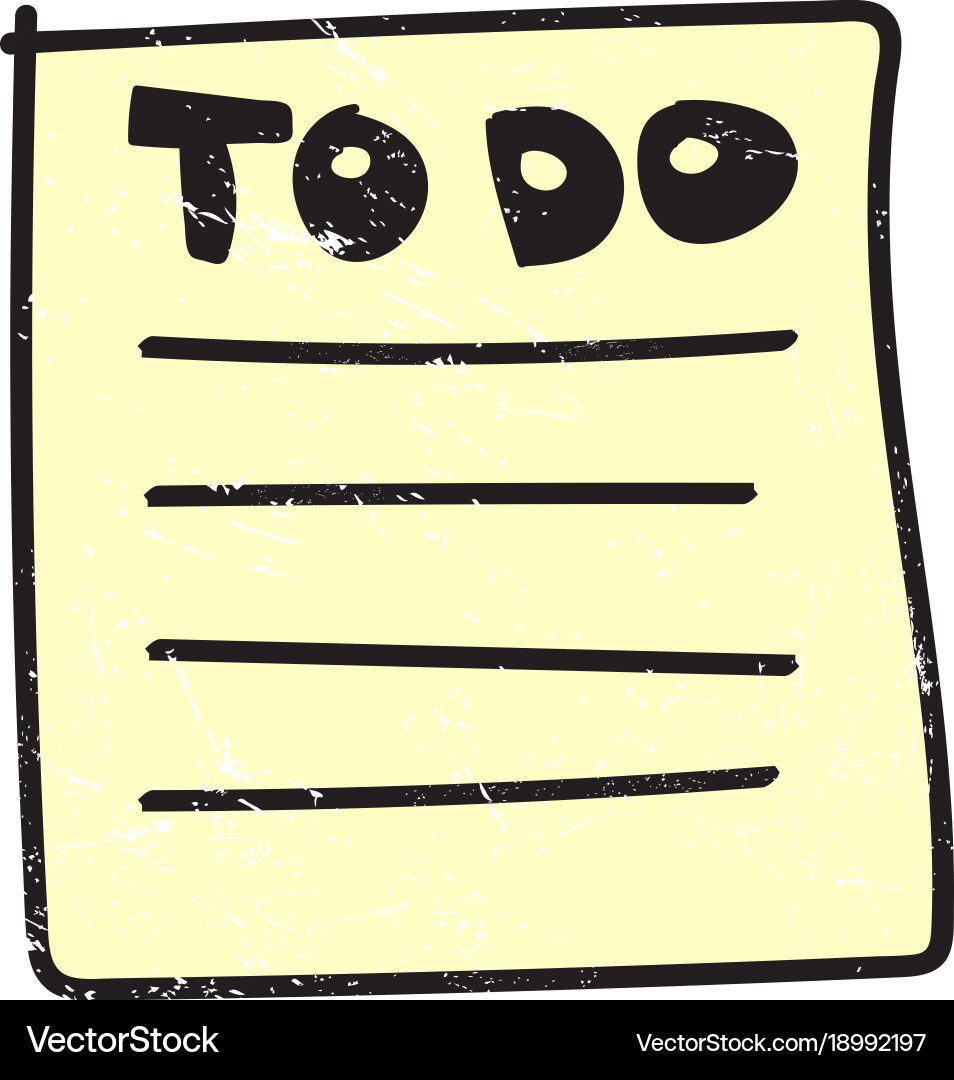 Outline check to do list bullet Vector Image