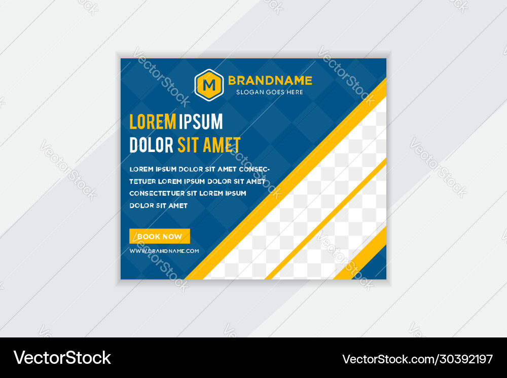 Template horizontal web banners with diagonal Vector Image