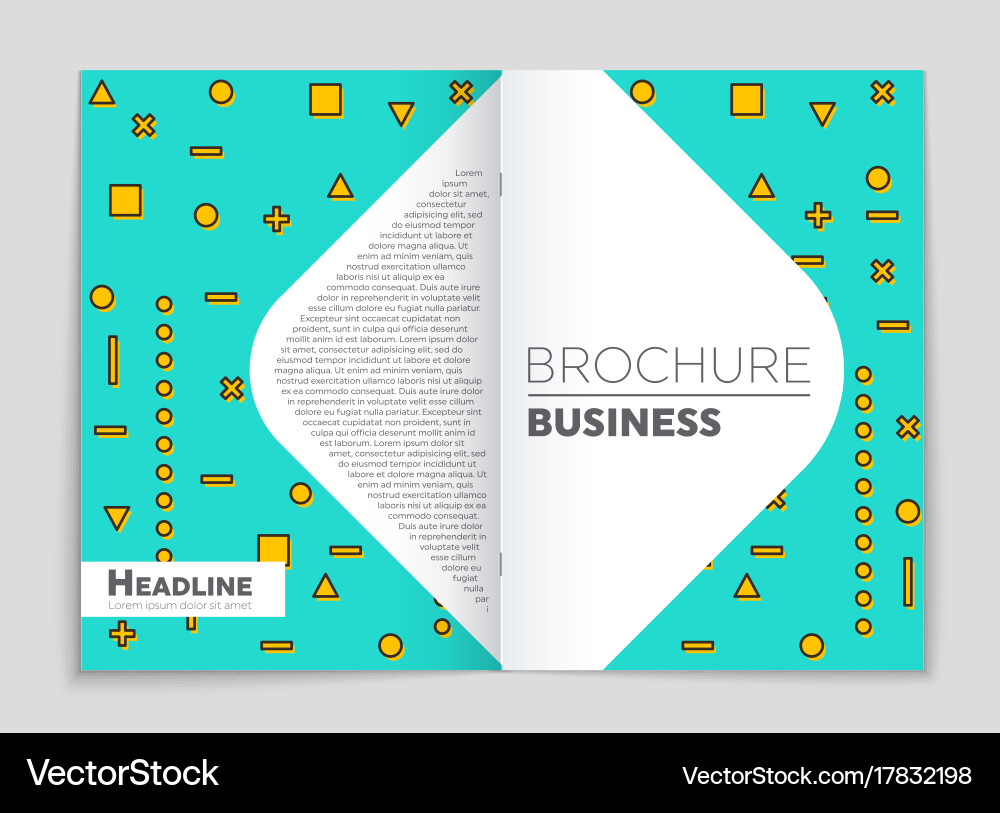 Abstract layout background set for art vector image