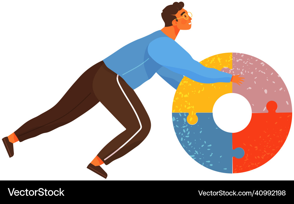 Development of logical thinking mental mindset Development of logical thinking mental mindset vector image