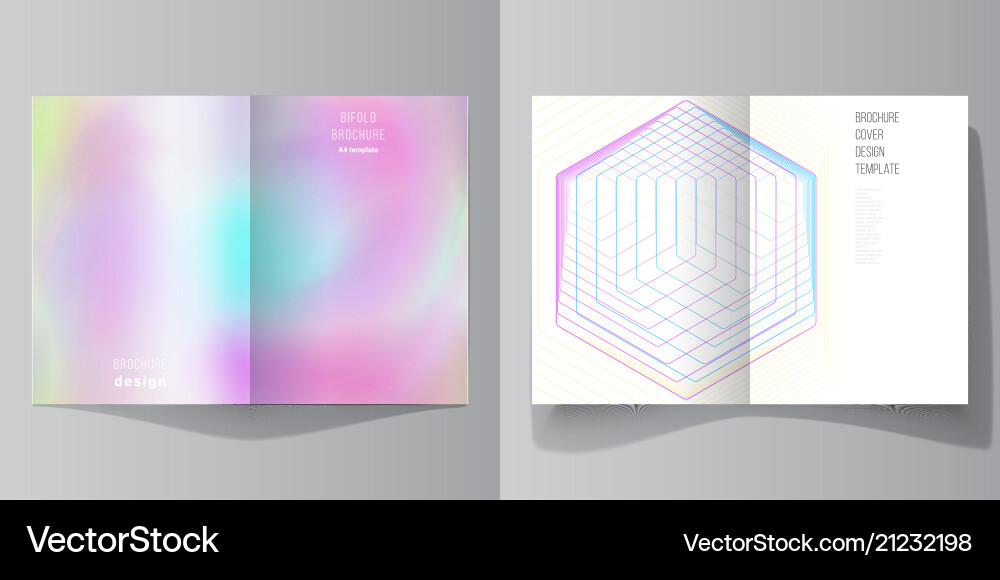 Layout of two a4 format Layout of two a4 format vector image