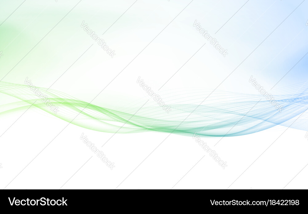 Refreshing spring speed swoosh lines border vector image