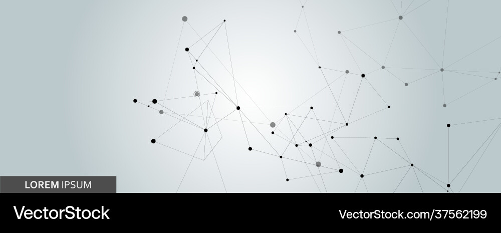 Global network connections with dots and lines Global network connections with dots and lines vector image