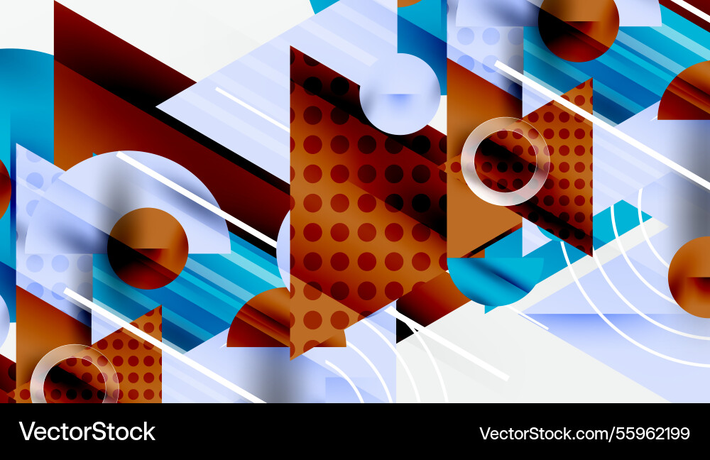 Modern abstract design with overlapping Modern abstract design with overlapping vector image