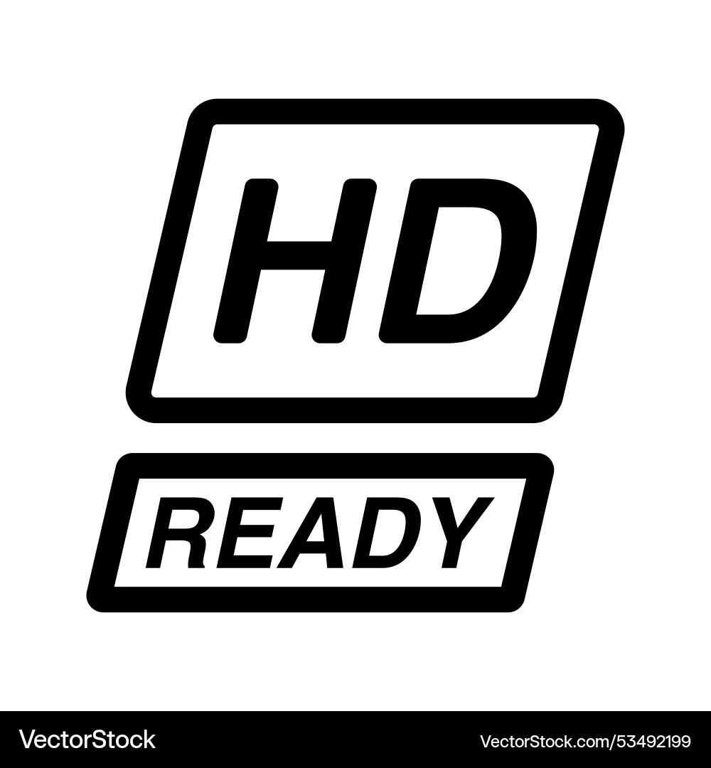 Screen resolution icon set monitor size symbol Screen resolution icon set monitor size symbol vector image