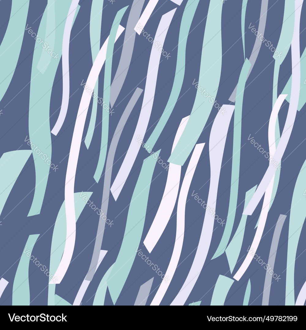 Seamless pattern of intertwining stripes dynamic vector image